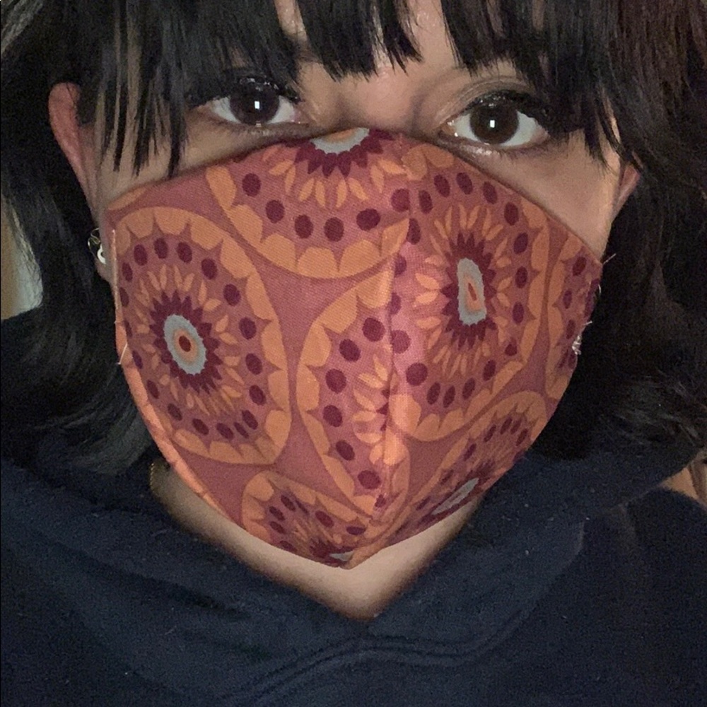 🌈B2GO FREE🌈 Burnt Orange Design Face Mask